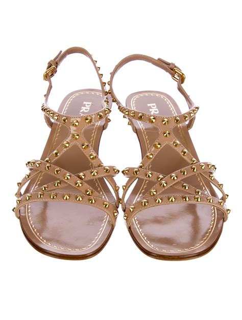 prada sandals canada|prada studded pony skin sandals.